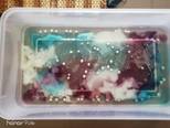 Puding galaxi langkah memasak 9 foto