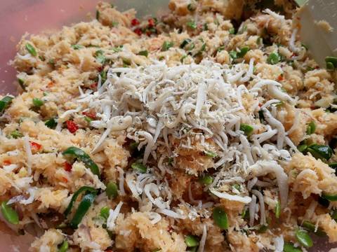 Bothok  Pete cina 'Mlandingan' Tempe Teri Nasi recipe step 5 photo