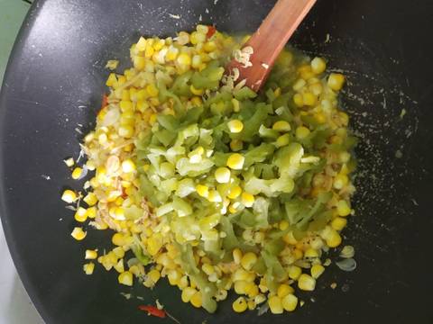 Tumis Pare Jagung recipe step 4 photo