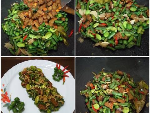 153.Tumis Ranjau Cinta (oncom) recipe step 3 photo