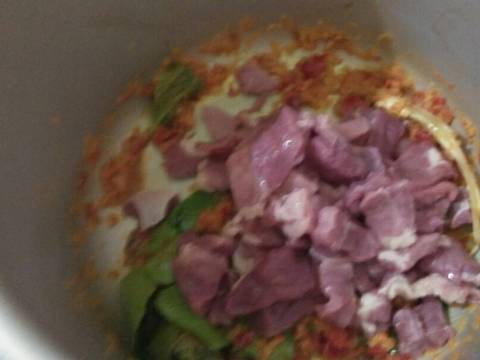 Daging sapi masak krecek recipe step 4 photo