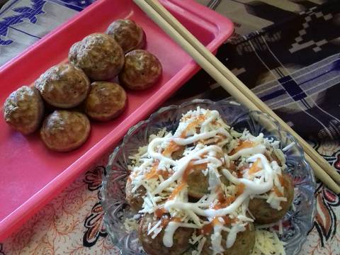Takoyaki kenikir recipe step 5 photo