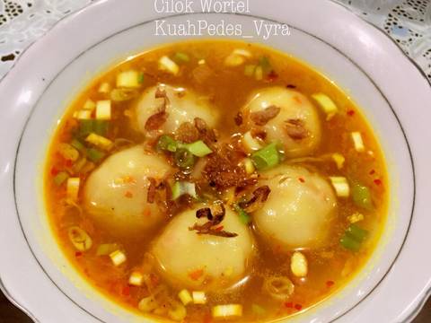 Cilok Wortel Kuah Pedes recipe step 3 photo