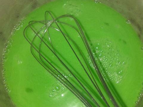 Puding santan Pandan recipe step 4 photo