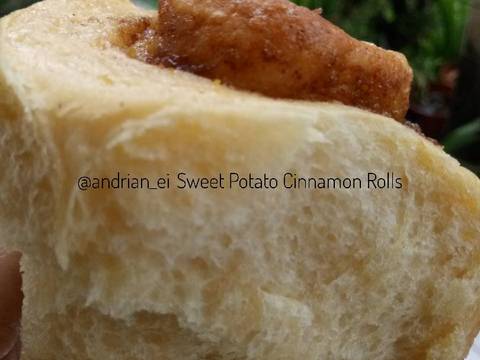 Sweet Potato Cinnamon Rolls (Cinnamon Rolls Ubi Cilembu) recipe step 21 photo