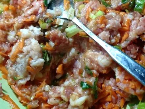 Bala bala daging sayur recipe step 1 photo