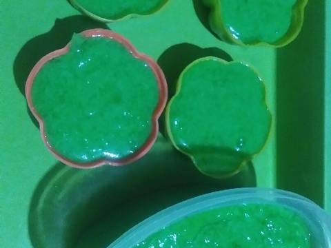 Puding santan Pandan recipe step 5 photo