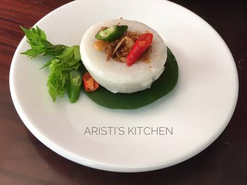 Kue talam gurih abon (jenang suro) recipe step 6 photo