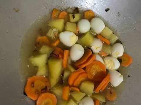Cah sawi telur puyuh