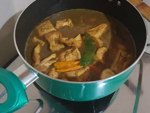 Brongkos tahu telur recipe step 4 photo