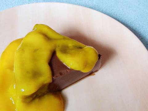 Puding Coklat Saus Mangga recipe step 6 photo