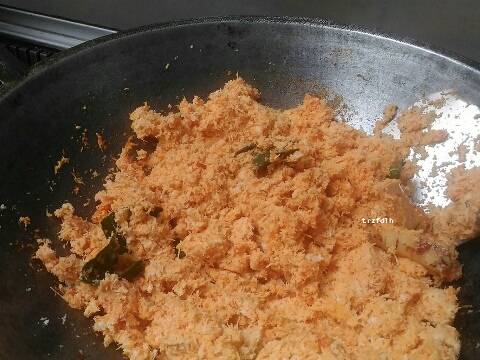 Urap Sayuran (kelapa sangrai) recipe step 4 photo