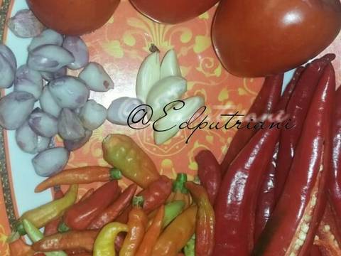 Udang sambal bajak pete recipe step 2 photo