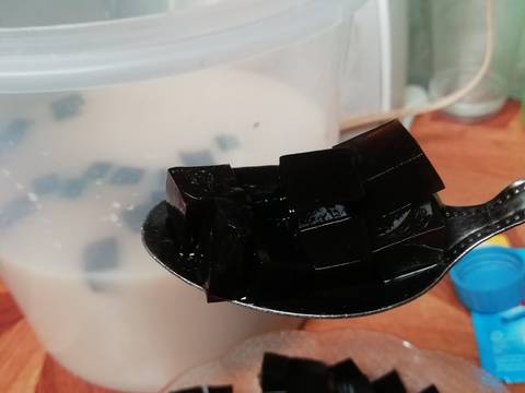 Teh tubruk cincau recipe step 3 photo