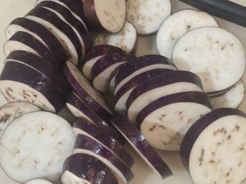 Terong Tepung Krispy dan Sambal Korek recipe step 1 photo