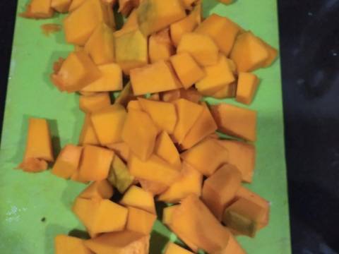 Carang Gesing Labu Kuning Keto recipe step 1 photo