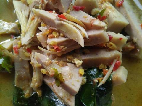 Gulai nangka daun melinjo recipe step 5 photo