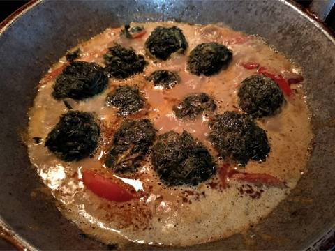 Perkedel Singkong Bumbu Rendang Kuah Susu recipe step 5 photo