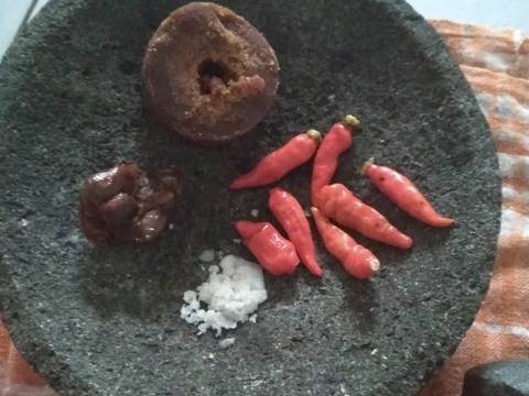 Petis / lutis buah recipe step 1 photo