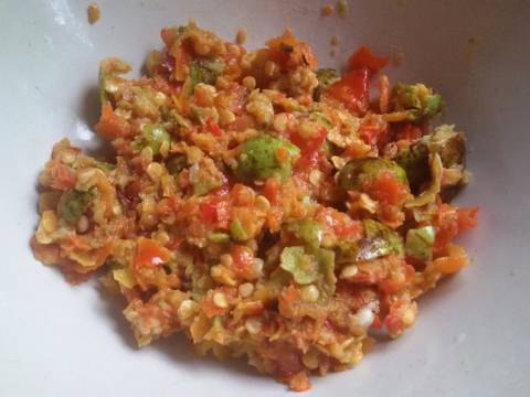 Sambal petir gandaria recipe step 2 photo