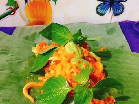 Pepes ikan sambal pencit recipe step 4 photo