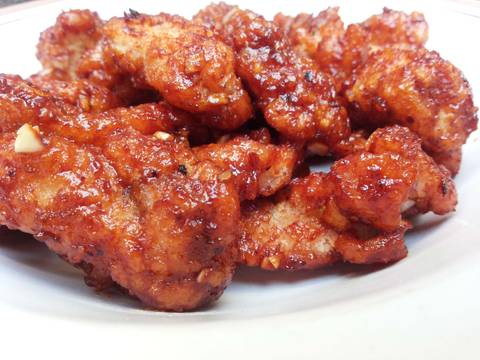  Resep  Resep  Sweet Spicy Korean Fried  Chicken  Ayam  