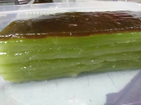 Lapis sagu pandan (pepe sagu) #pr_lapistradisional recipe step 5 photo