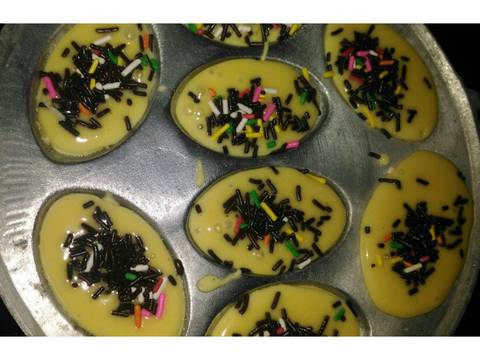 Kue cubit topping meses recipe step 6 photo
