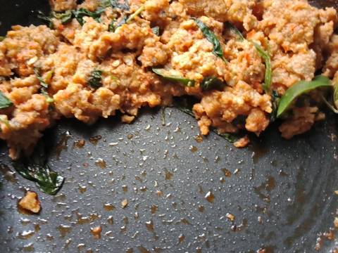 Nasi TO (tutug oncom), tahu kriwil dan jamur goreng asin recipe step 3 photo