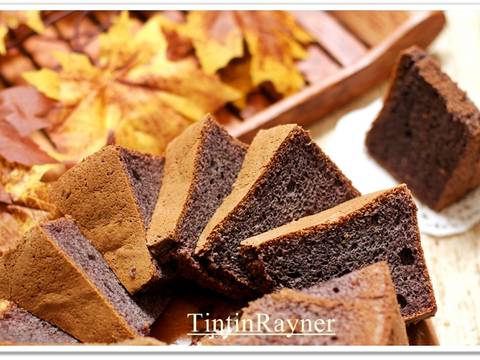  Resep  Chiffon Cake Ketan  Hitam  aka Black Glutinous Rice 