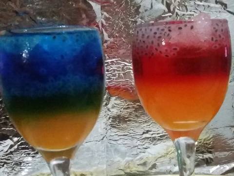  Resep  Minuman ala cafe ocean blue sunset oleh Zhaskya 