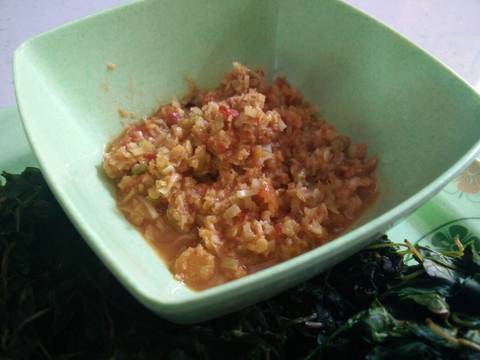 Semanggi sambal sereh recipe step 2 photo