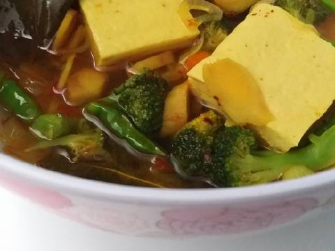 Pindang Tahu Rice Cooker Bumbu Iris recipe step 6 photo