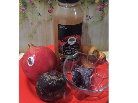 Diet Juice Pomegranate Beetroot Blackcurrant Carrot Apple Vinegar