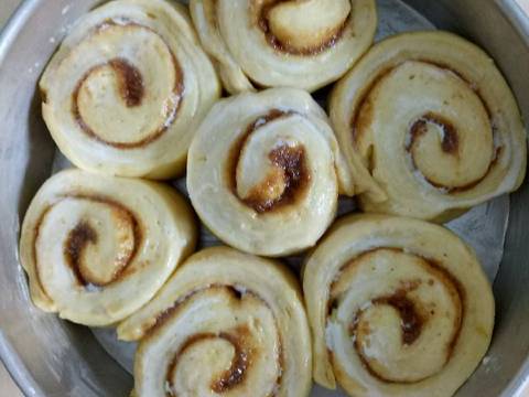 Sweet Potato Cinnamon Rolls (Cinnamon Rolls Ubi Cilembu) recipe step 16 photo