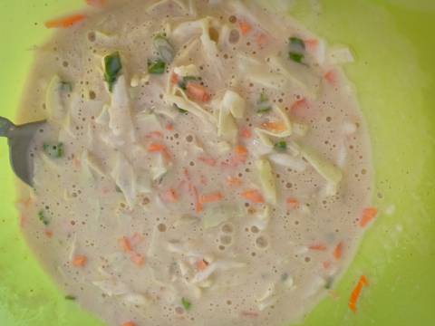 Bala bala kol wortel recipe step 4 photo