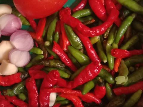 Sambel trasi rebus medan recipe step 1 photo