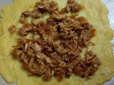 Bakpia Roll Ubi (isi ayam) recipe step 3 photo