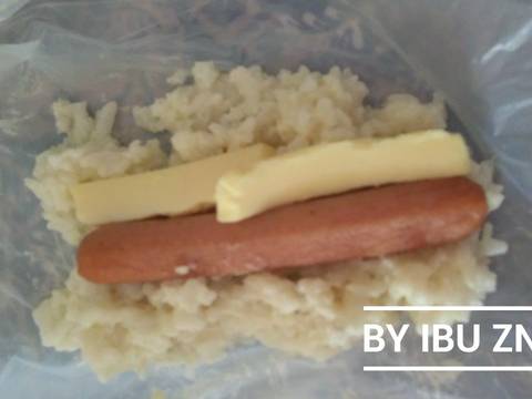 Nasi Gulung keju Sosis #BikinRamadanBerkesan #MenuSahurPertama