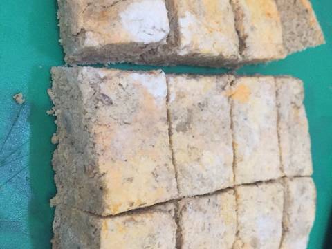Oncom goreng tepung tabur seaweed gurih Yaa recipe step 1 photo