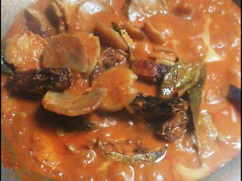 Rendang jengkol campur tongkol recipe step 5 photo