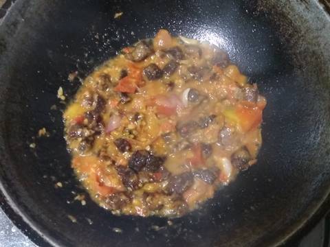 Pelecingan mpak(daging) sampi(sapi) recipe step 5 photo