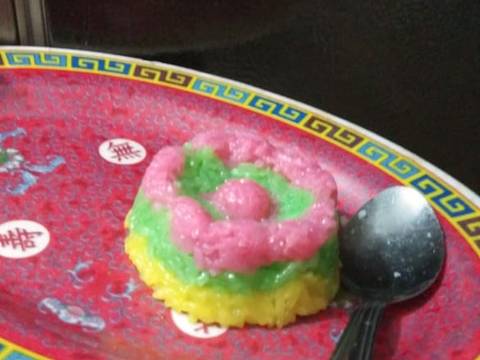 Wajik pelangi recipe step 9 photo