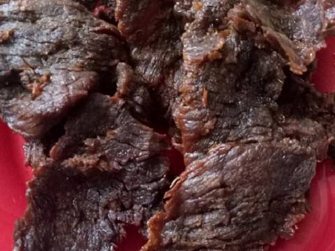 Dendeng kering balado