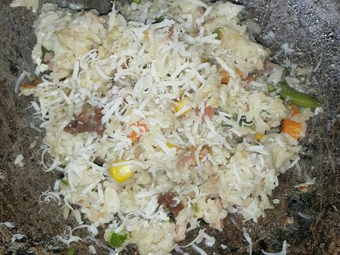 Lalapan Risotto with spicy wings recipe step 6 photo