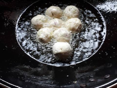 Pempek adaan teri nasi recipe step 5 photo