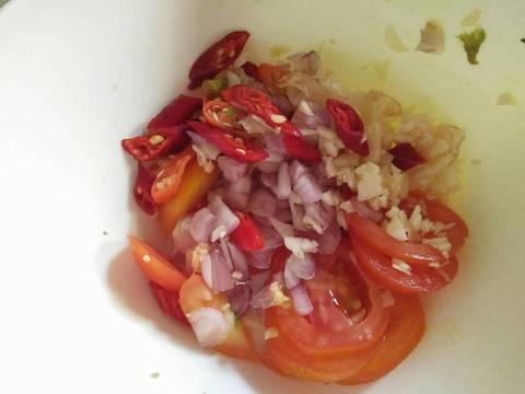 Tumis kembang kates (tidak pahit) tahu dadu recipe step 4 photo
