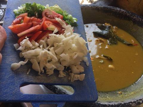 Tongseng ayam rendah kalori fiber creme recipe step 10 photo