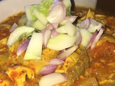 Laksa peranakan ikan kembung recipe step 4 photo