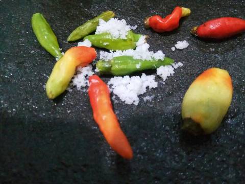 Comhu (oncom tahu) recipe step 1 photo